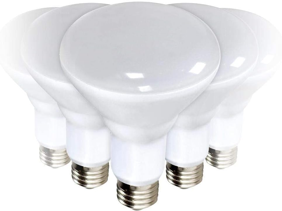 Satco S11470 - 8.5 Watt; BR30 LED; 2700K; 80 CRI; Medium Base; 120 Volts; Dimmable; 6 pack