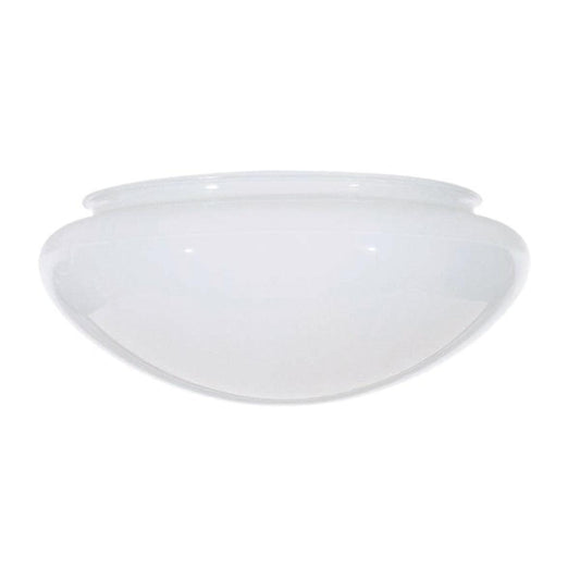 Satco 50-330 Mushroom Glass Shade Fitter 8" Sprayed White Inside (1 Pack)