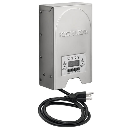 Kichler 12217 - 200 Watt Landscape Lighting Outdoor Transformer - Stainless Steel - Low Voltage