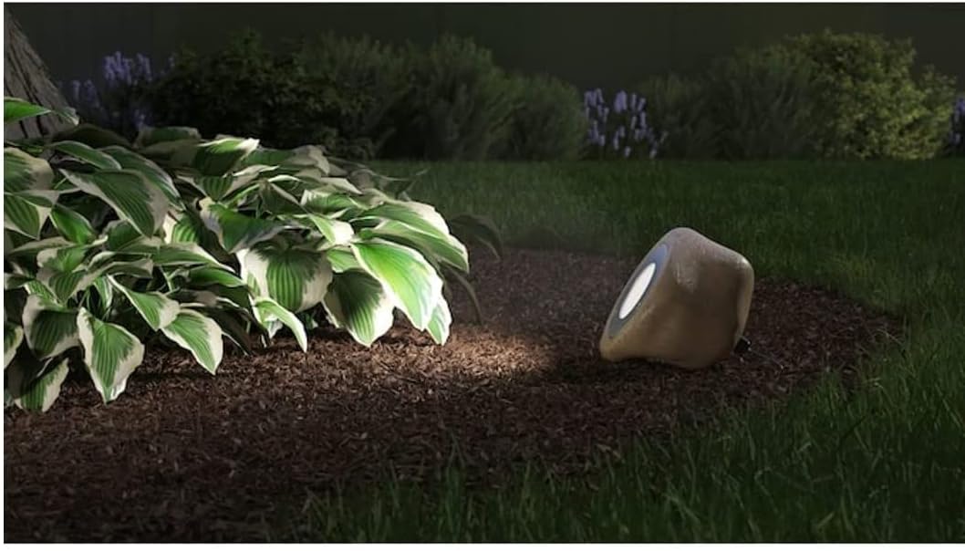 Kichler 28318 Landscape - 200 Lumen 5 Watt Faux Rock Hardwired LED Spot Light