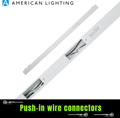 American Lighting ‎UCR-5CCT-18 - 18" LED Courant Undercabinet Light - 5CCT - Black or White Finish