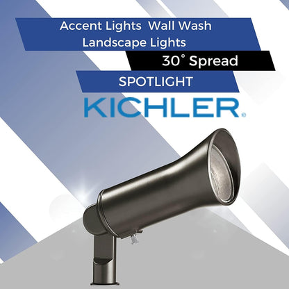 Kichler Landscape 28311 - 3 Watt Olde Bronze Hardwired LED Spot Light