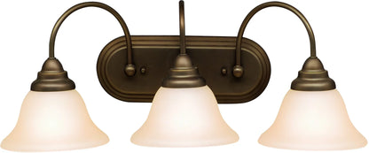 Kichler ‎5993OZ - Telford 25" Wide 3-Bulb Bathroom Lighting Fixture in Olde Bronze