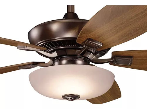 Kichler 330013OBB Canfield Pro 52" 5 Blade Indoor Ceiling Fan Oil Brushed Bronze