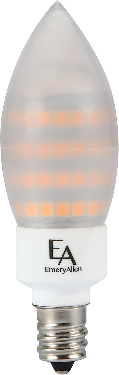 Emery Allen EA-E12-5.0W-002-279F-D Mini LED Light Bulb 5W 120V 2700K 550L E12 Candelabra Base Dimmable (1 Pack)