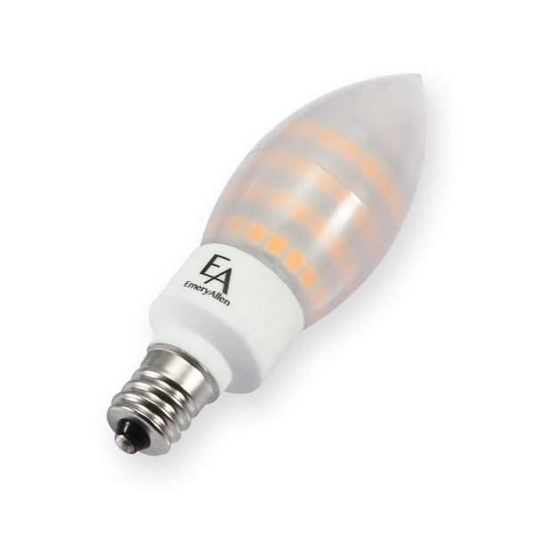 Emery Allen EA-E12-5.0W-002-279F-D Mini LED Light Bulb 5W 120V 2700K 550L E12 Candelabra Base Dimmable (1 Pack)