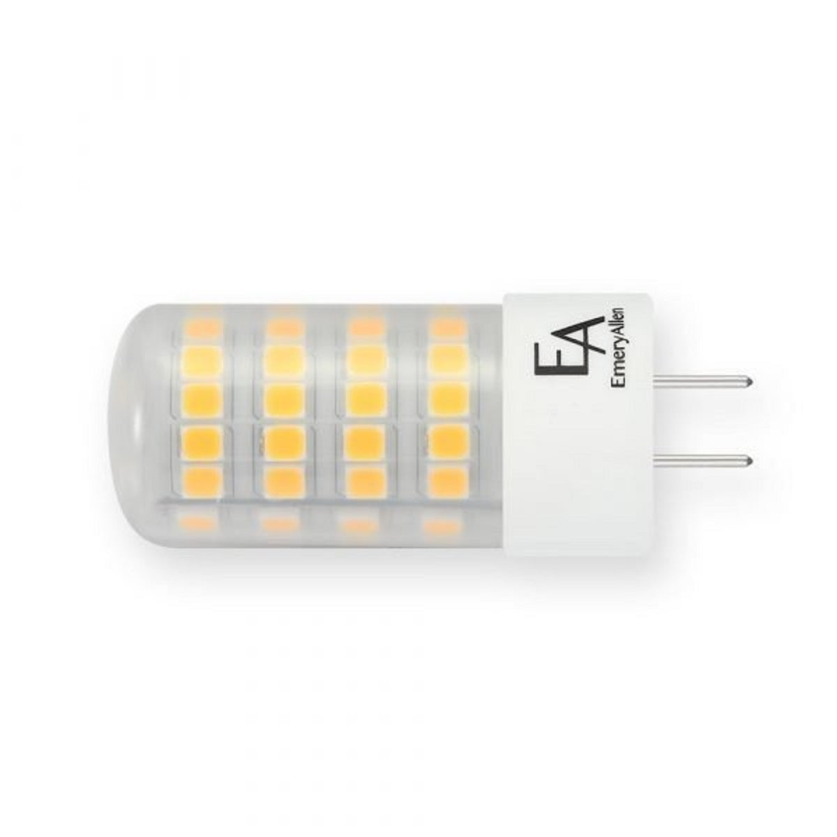 Emery Allen EA-G8-5.0W-001-2790-D Mini LED Light Bulb 120V 5W 2700K 535L G8 Bi-Pin Base Dimmable (1 Pack)