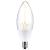 Satco S11477 Dusk to Dawn B11 Candle LED Light Bulb 2700K E12 Candelabra Base 5W 120V (6 Pack)