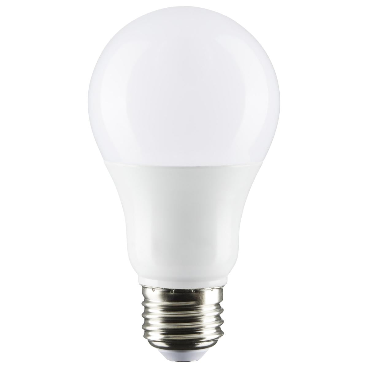 Satco S39836 - 9.8 Watt A19 LED bulb - Omni-directional - 3000K - 220 deg. Beam Angle; 120 Volt