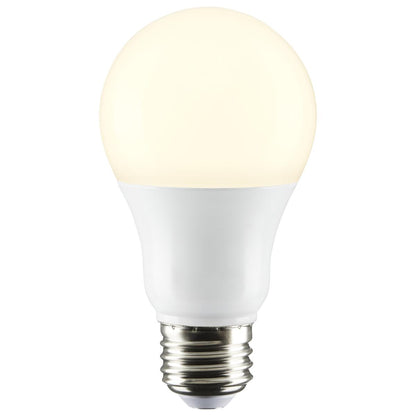 Satco S39836 - 9.8 Watt A19 LED bulb - Omni-directional - 3000K - 220 deg. Beam Angle; 120 Volt