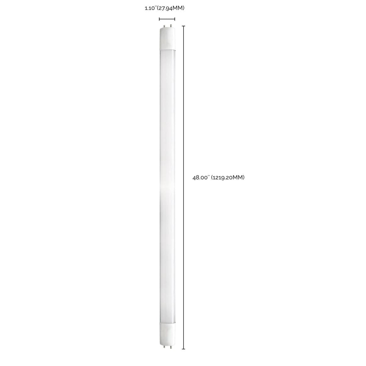 Satco S39916 - 14 Watt T8 LED Light - 5000K - Medium Bi Pin base - Type B - Ballast Bypass - Single or Double Ended Wiring (25 Pack)