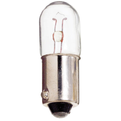 Satco S7822 Incandescent Mini Bayonet Bulb 1.19" T3.25 1.96W 28V 2200K BA9s Mini Bayonet Base (1 Pack)