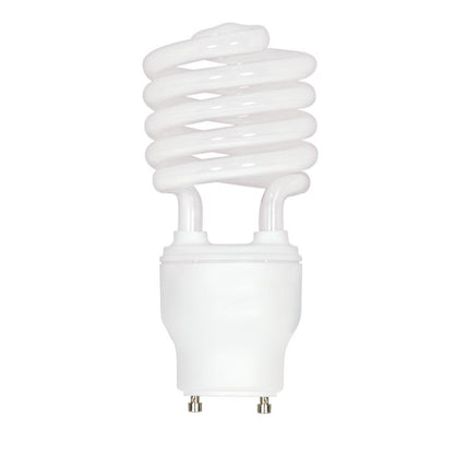 Satco S8206 Mini Spiral Compact Fluorescent CFL 23W 120V 2700K 1600L GU24 Bi-Pin Base (6 Pack)