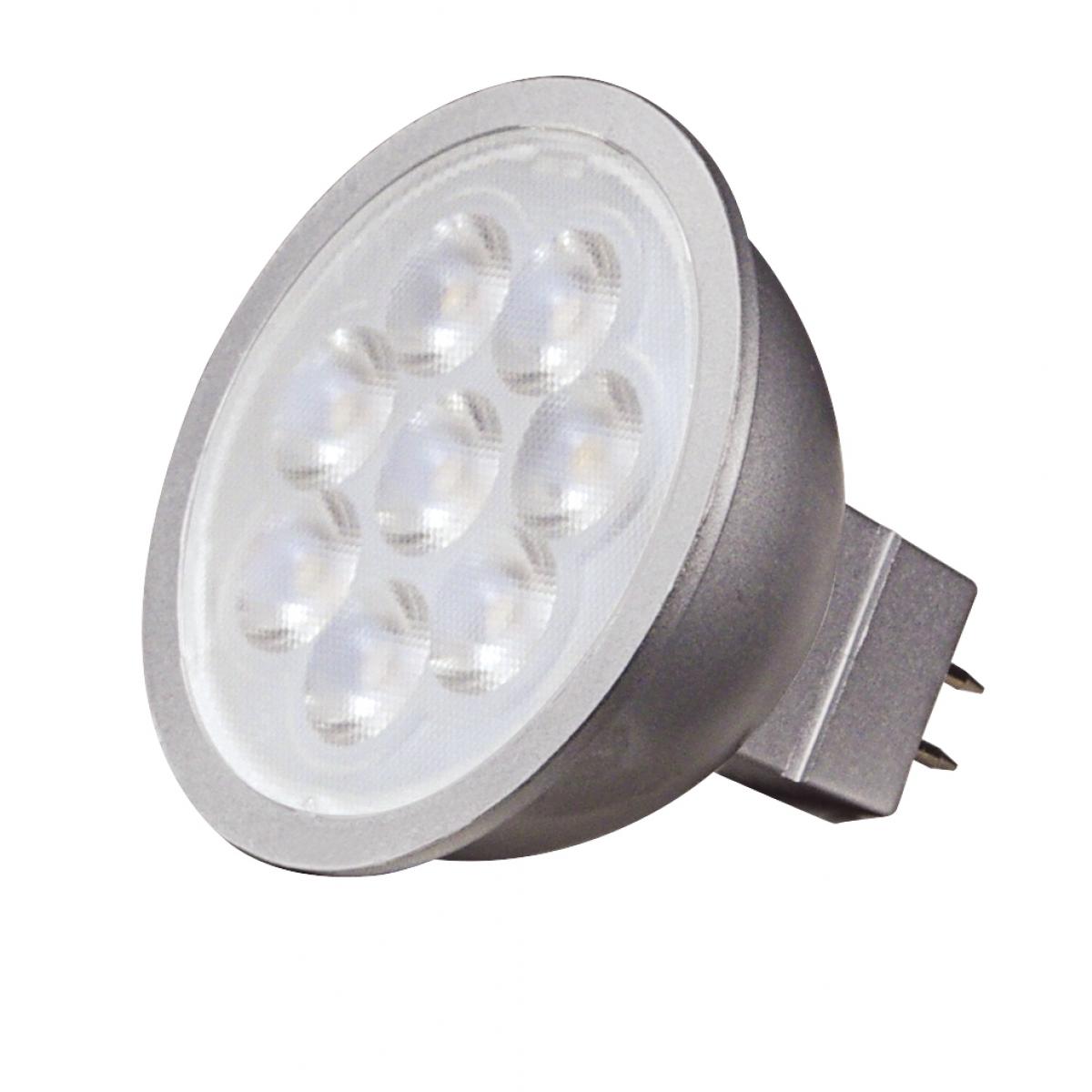 SATCO S9490 LED MR16 Reflector Light Bulb 2700K 6.5W 12V AC/DC 25 deg. Beam Angle GU5.3 Base (6 Pack)