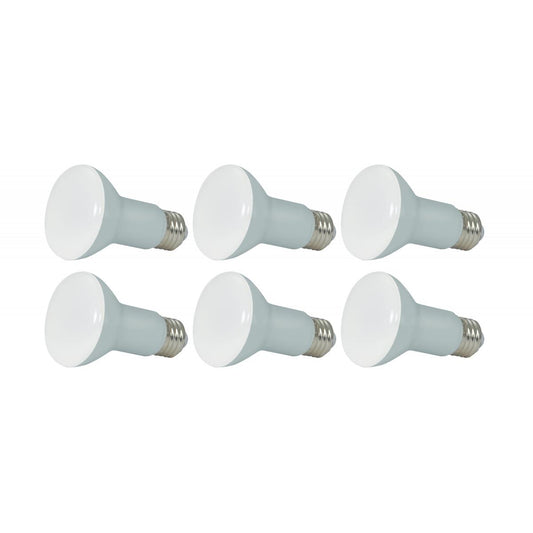 Satco S9630 - 6.5 Watt; LED R20; 2700K; 107 deg. Beam Angle; Medium base; 120 Volt; Dimmable (6 Pack)