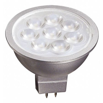 Satco S9491 - 6.5 Watt; LED MR16 LED; 3000K; 25 deg. Beam Angle; GU5.3 base; 12 Volt AC/DC