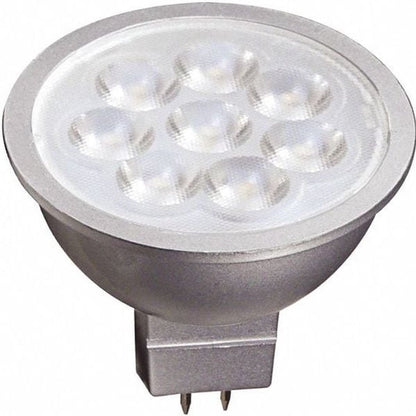 Satco S9498 - 6.5 Watt; LED MR16 LED; 4000K; 40 deg. Beam Angle; GU5.3 base; 12 Volt AC/DC