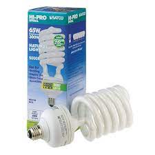 Satco S7386 Hi-Pro T5 Spiral Compact Fluorescent CFL 65W 120V 5000K 4300L E26 Medium Base (1 Pack)