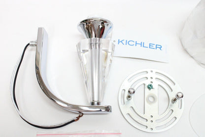 Kichler 42028CH - 1 Light Chrome Wall Sconce from Crystal Persuasion Collection