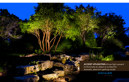 Kichler Landscape 16216AZT40 - 33º Beam Spread 14.3 Watt LED Accent Lights in Textured Architectural Bronze