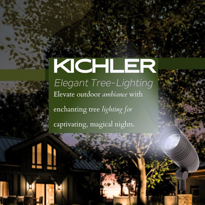 Kichler Landscape 16216AZT40 - 33º Beam Spread 14.3 Watt LED Accent Lights in Textured Architectural Bronze