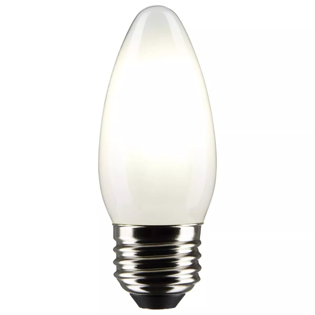 Satco S21287 - 4 Watt B11 LED Frosted Light Bulb - 2700K - 90CRI (6 Pack)