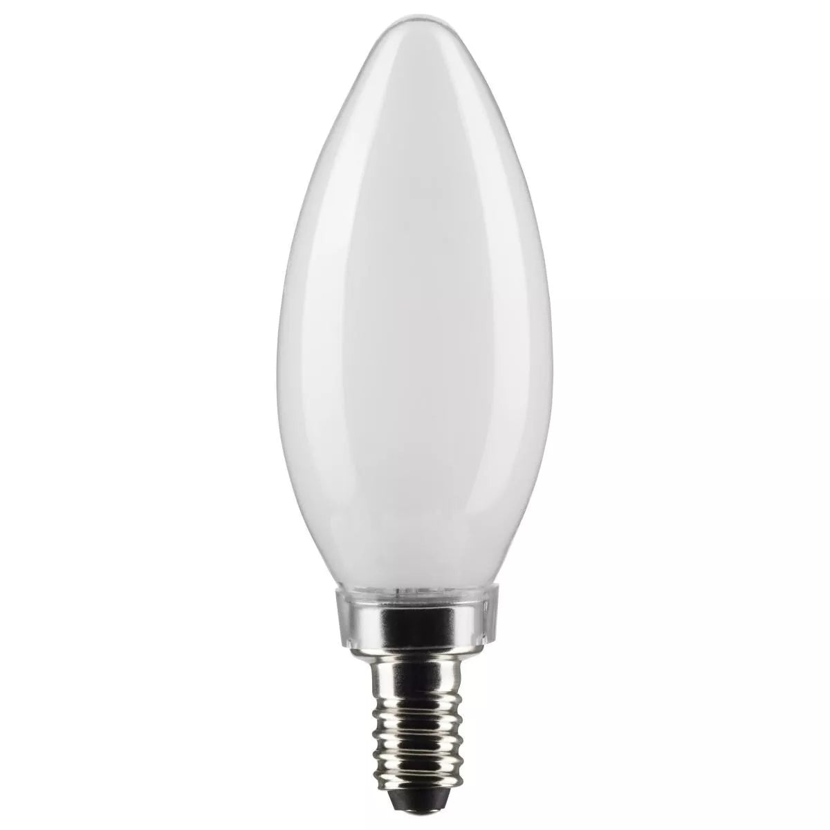 Satco S21271 - 4 Watt B11 Frosted LED Light Bulb - 4000K - 90CRI - 120V (6 Pack)