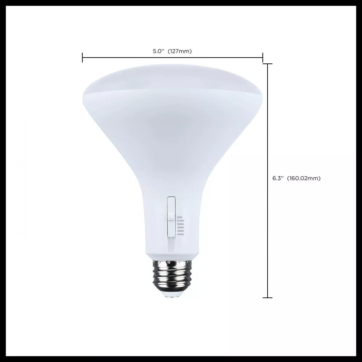 Satco S11785 - 11 Watt BR40 LED - CCT Selectable - Dim to Warm - 120 Volts