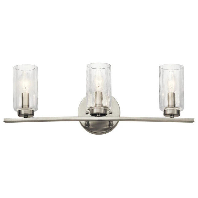 Kichler Marita 37428 - 3 Light Brushed Nickel Transitional Vanity Light Fixture