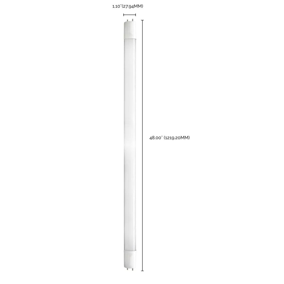 Satco S39906 - 17 Watt T8 LED Tube - Type B; Ballast Bypass - 4000K (25 Pack)