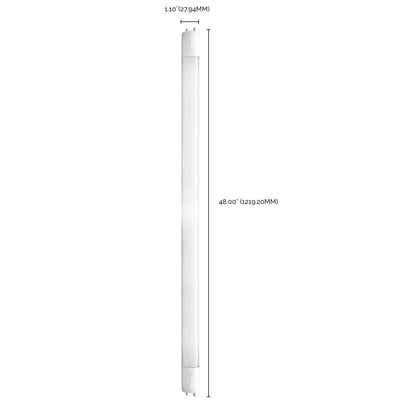 Satco S39906 - 17 Watt T8 LED Tube - Type B; Ballast Bypass - 4000K (25 Pack)