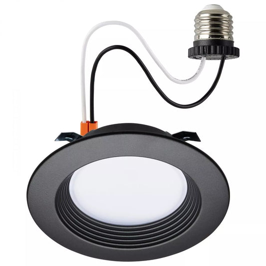 Satco S11834R1 9W 120V LED 5-6" Bronze Downlight Retrofit Kit CCT Selectable Dimmable