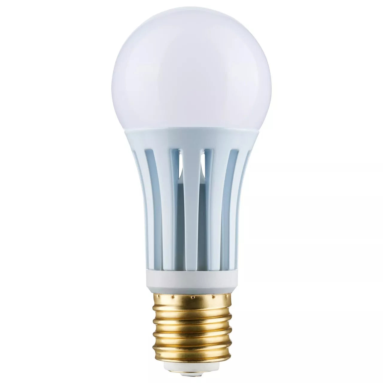 Satco S11490R1 - 10/22/33 Wattage Selectable PS25 LED Three-Way Lamp - E39d Mogul Base - 2700K - White Finish - 120 Volt