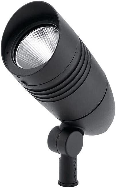 Kichler 16220BKT40 - 55º Beam Spread 21W LED Black Accent Light - 4000K