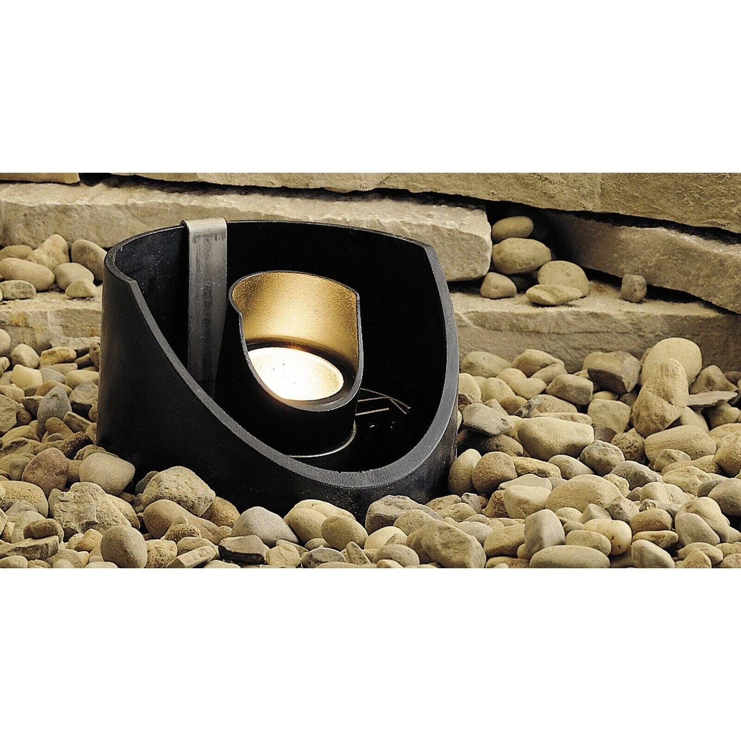 Kichler 15092BKT - In-Ground 1-Light in Textured Black - 12 Volts