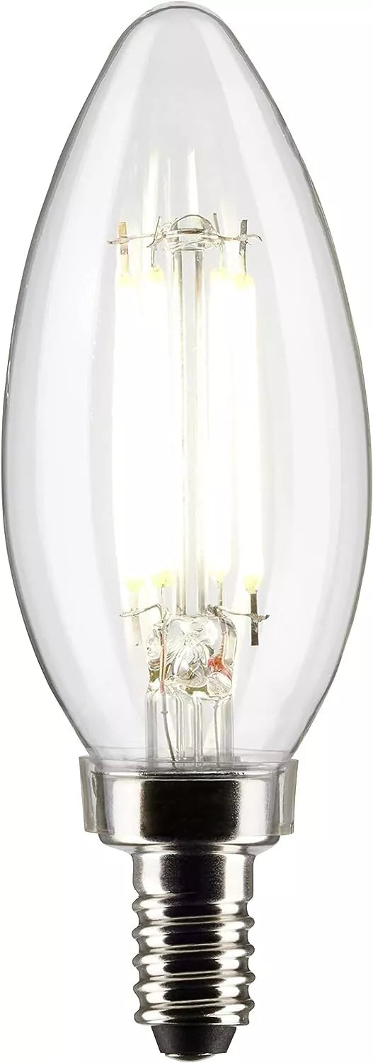 Satco S21265 - 5.5 Watt B11 LED Light Bulb - 3000K - 90CRI - 120 Volt (6 Pack)