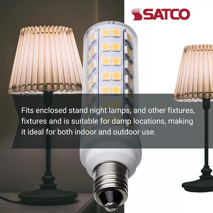 Satco S12339 - 6.5 Watt T6 LED Bulb - E11 Base - 5000K