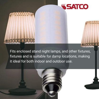 Satco S12336 - 5 Watt T6 LED Bulb - E11 Base - 3000K - Frost Finish