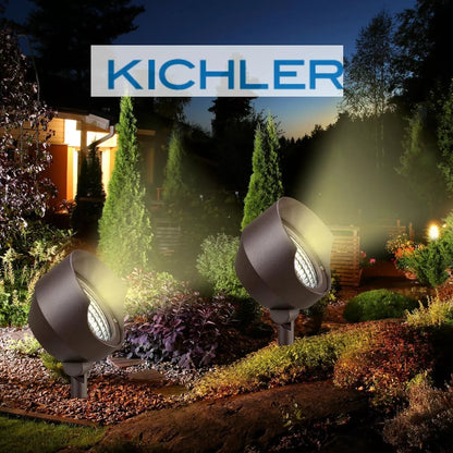 Kichler Landscape 15390AZT - 12 Volt Compact PAR 36 Accent Light in Textured Architectural Bronze (2 or 4 Packs)