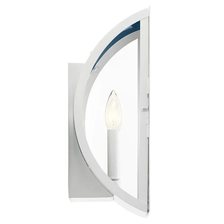 Kichler 49287WH - Narelle 2 Light 15" Tall Outdoor White Wall Sconce