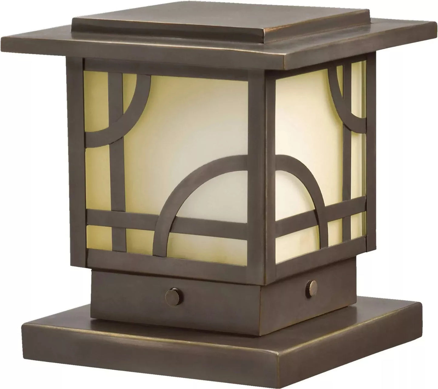 Kichler Landscape 15474OZ - Larkin 12 Volt Post / Deck Light in Olde Bronze