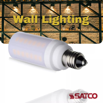 Satco S12336 - 5 Watt T6 LED Bulb - E11 Base - 3000K - Frost Finish