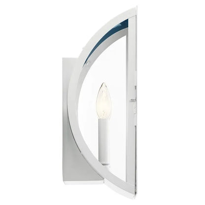 Kichler 49286WH - Narelle 2 Light 13.5" Tall Outdoor White Wall Sconce