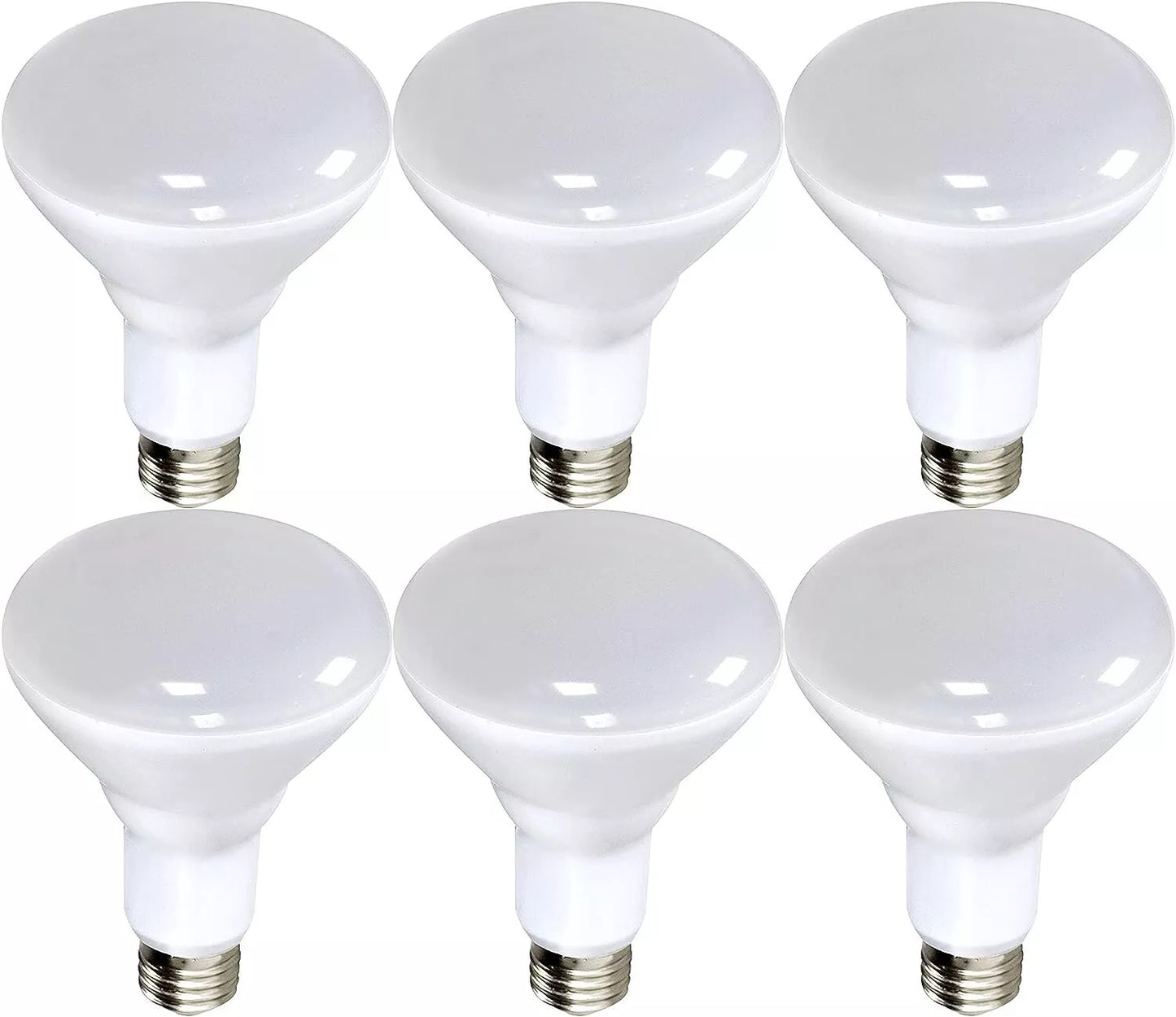 Satco S9634 - 11.5 Watt LED BR40 Dimmable Light Bulb - 2700K - 120 Volt (6 pack)