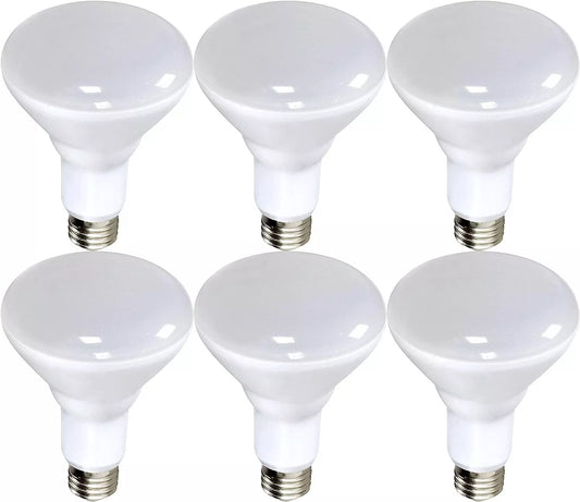 Satco S9634 - 11.5 Watt LED BR40 Dimmable Light Bulb - 2700K - 120 Volt (6 pack)