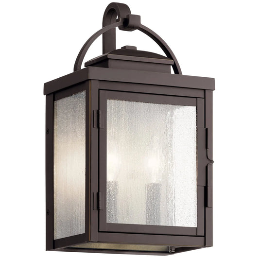 Kichler 59011RZ - Carlson 2 Light 15" Tall Outdoor Wall Sconce - Rubbed Bronze