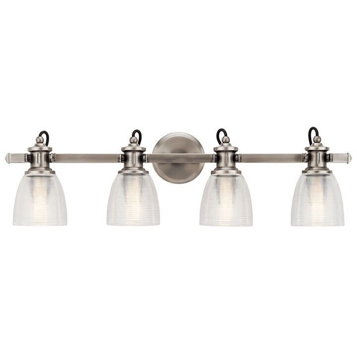 Kichler 45874CLP - Flagship 4 Light Wide Bathroom Vanity Light in Classic Pewter