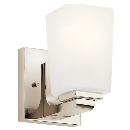 Kichler Lighting 55015PN - Roehm 7" Tall Bathroom Sconce - Polished Nickel