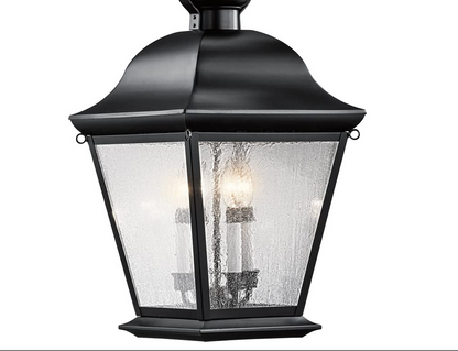 Kichler 9804BK - Mount Vernon 4 Light Pendant Fixture in Black