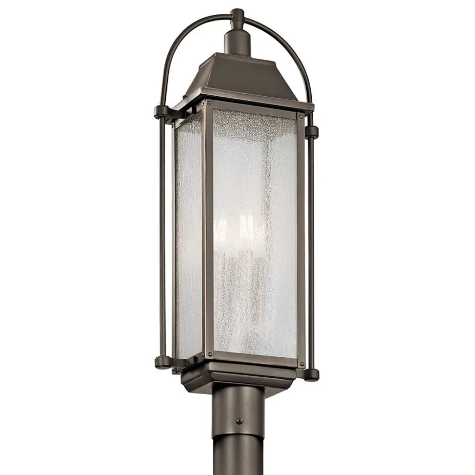 Kichler Landscape 49717OZ - Harbor Row 4 Light 27" Tall Post Light - Olde Bronze